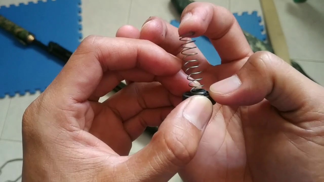 Memperbaiki senapan uklik Sharp Tiger yg ngempos