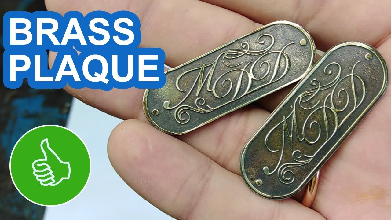 ETCHING BRASS: HOWTO MAKE A PLAQUE