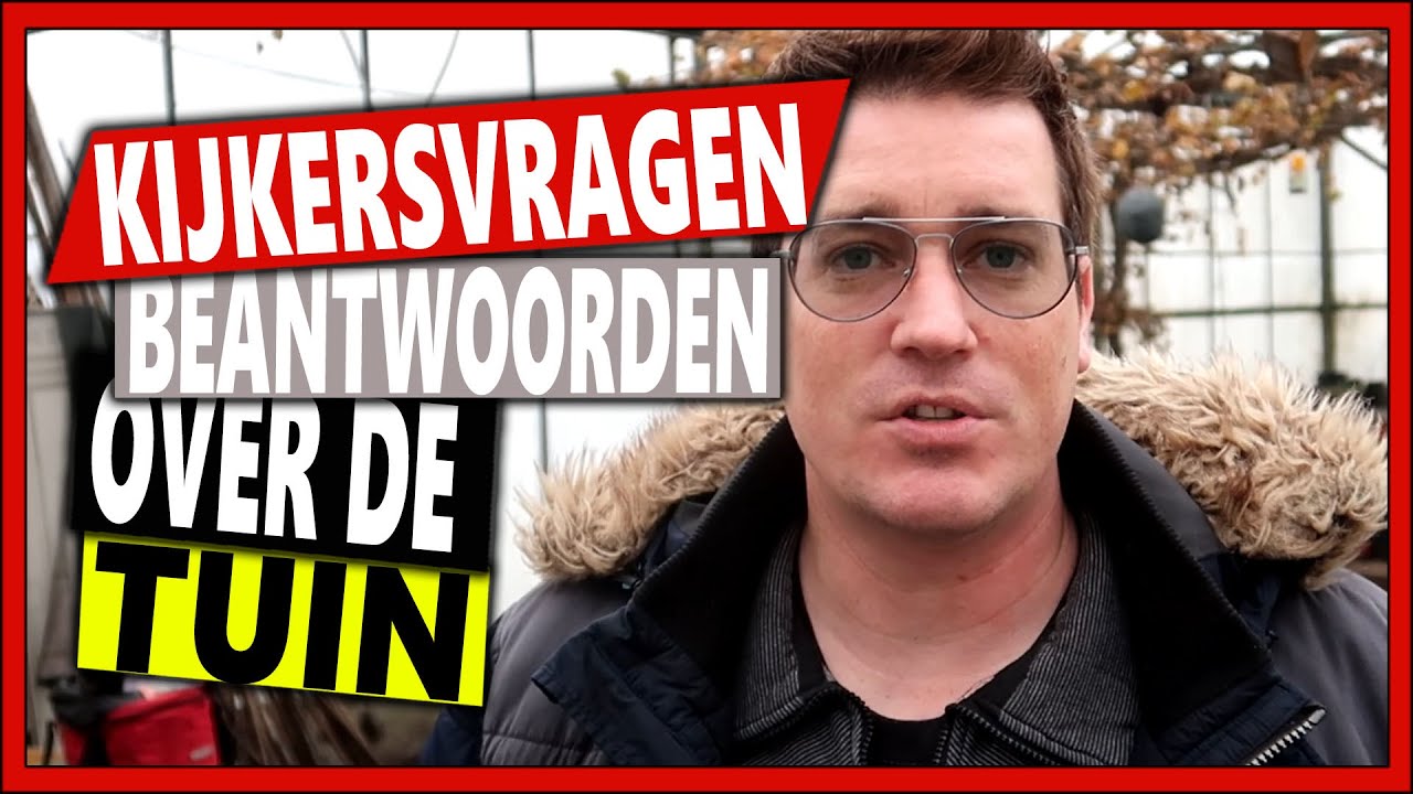KIJKERSVRAGEN BEANTWOORDEN | Week 50 | Vlog 113 | De eerste keer een moestuin en hortensia snoeien