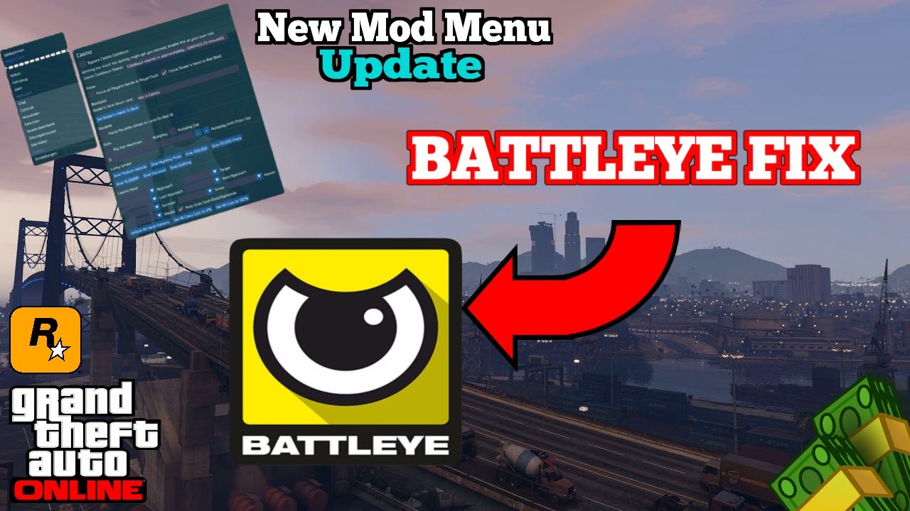 GTA V Battleye (Anti-Cheat) umgehen und wieder Mod Menus benutzen! [Free] | Deutsch/German
