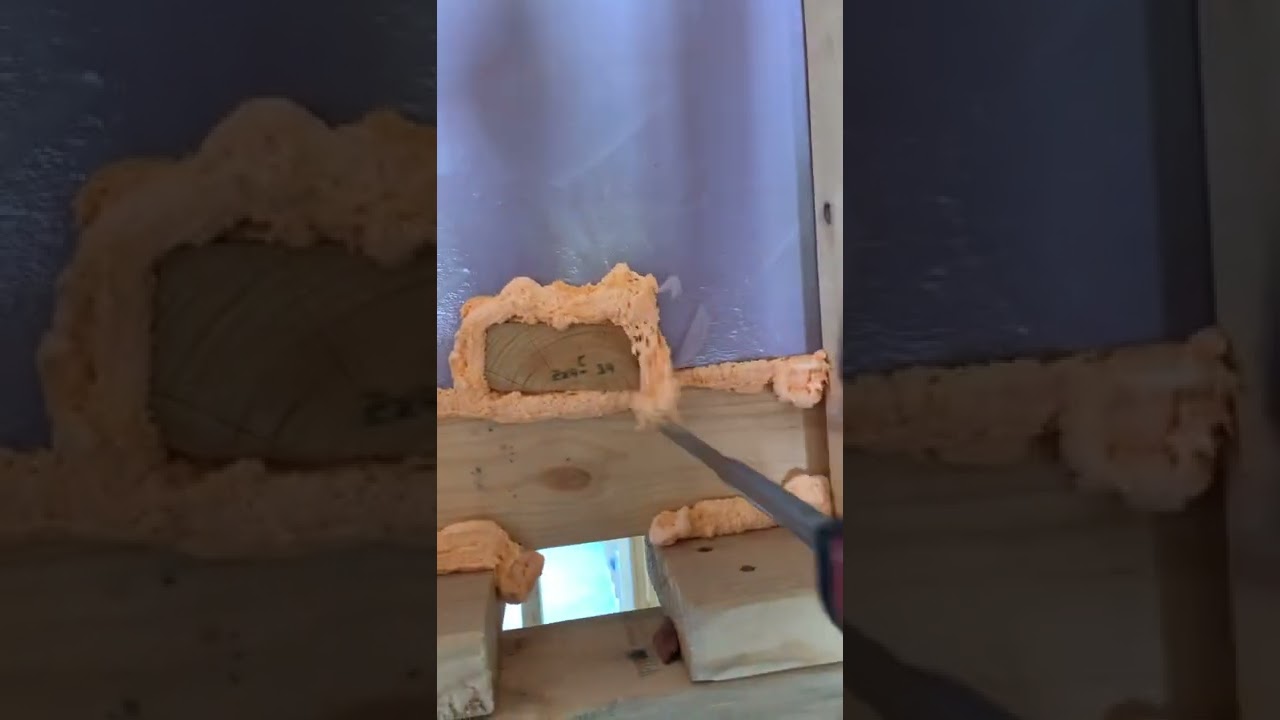 Air sealing a knee wall