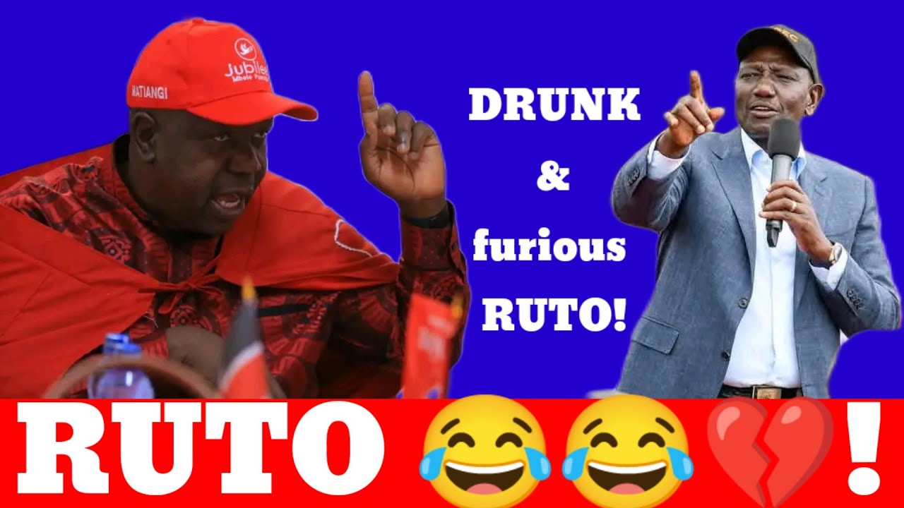 DRUNK WILLIAM RUTO ATACK MATIANG'I, GACHAGWA BADLY. WATCH THIS FROM FUNNY RUTO