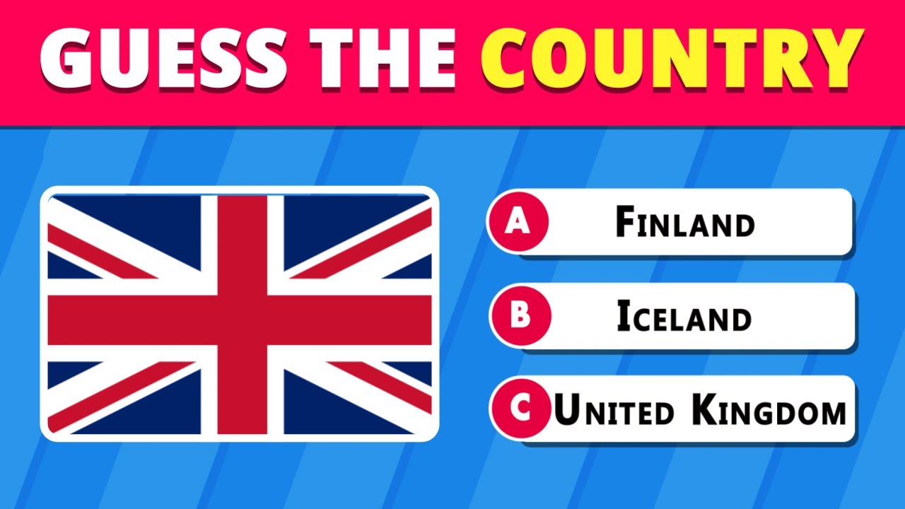 Guess 45 European Countries By The Flag Quiz | Easy, Medium and Hard Levels | Quiz Cottage