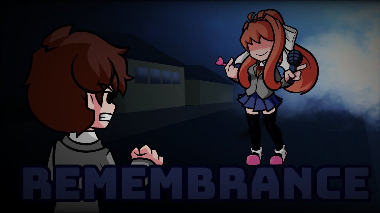 FNF Infinite Loops - Remembrance But Monika And Mc Sing It | Fnf Remix