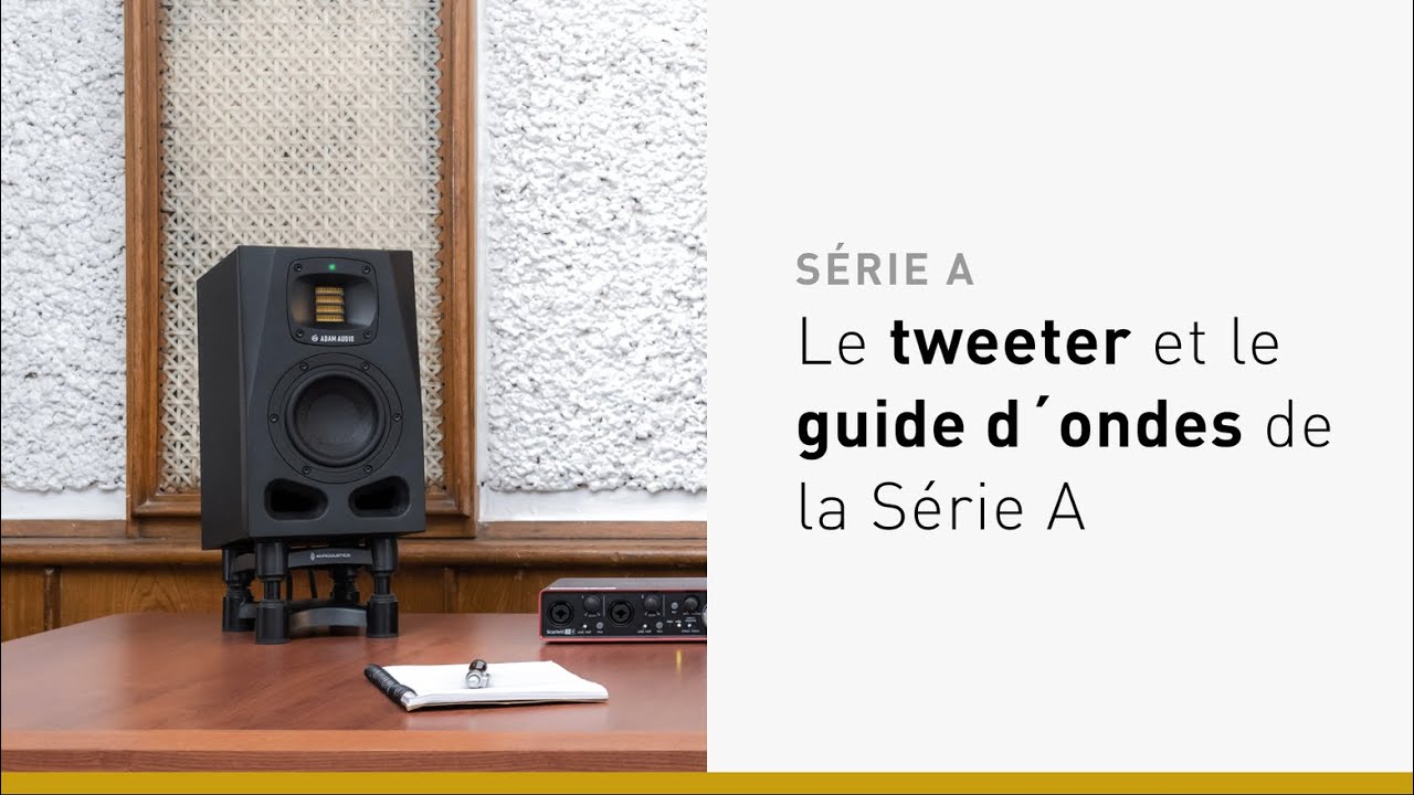 A4V | Comment faire pivoter le tweeter et le guide d’ondes de la Série A? | ADAM Audio