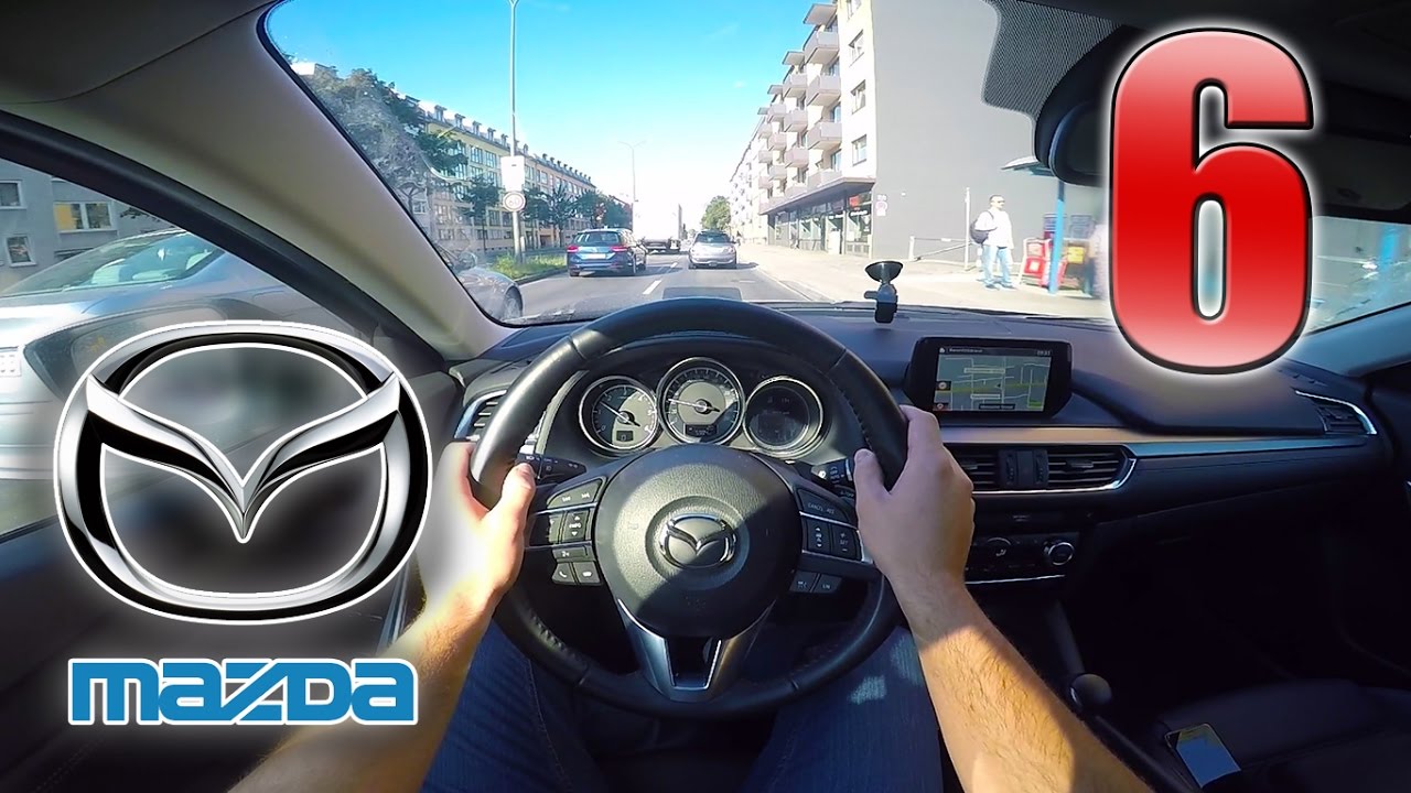 2016 Mazda 6 (175Hp) POV- Driving thru Munich in Germany  ✔