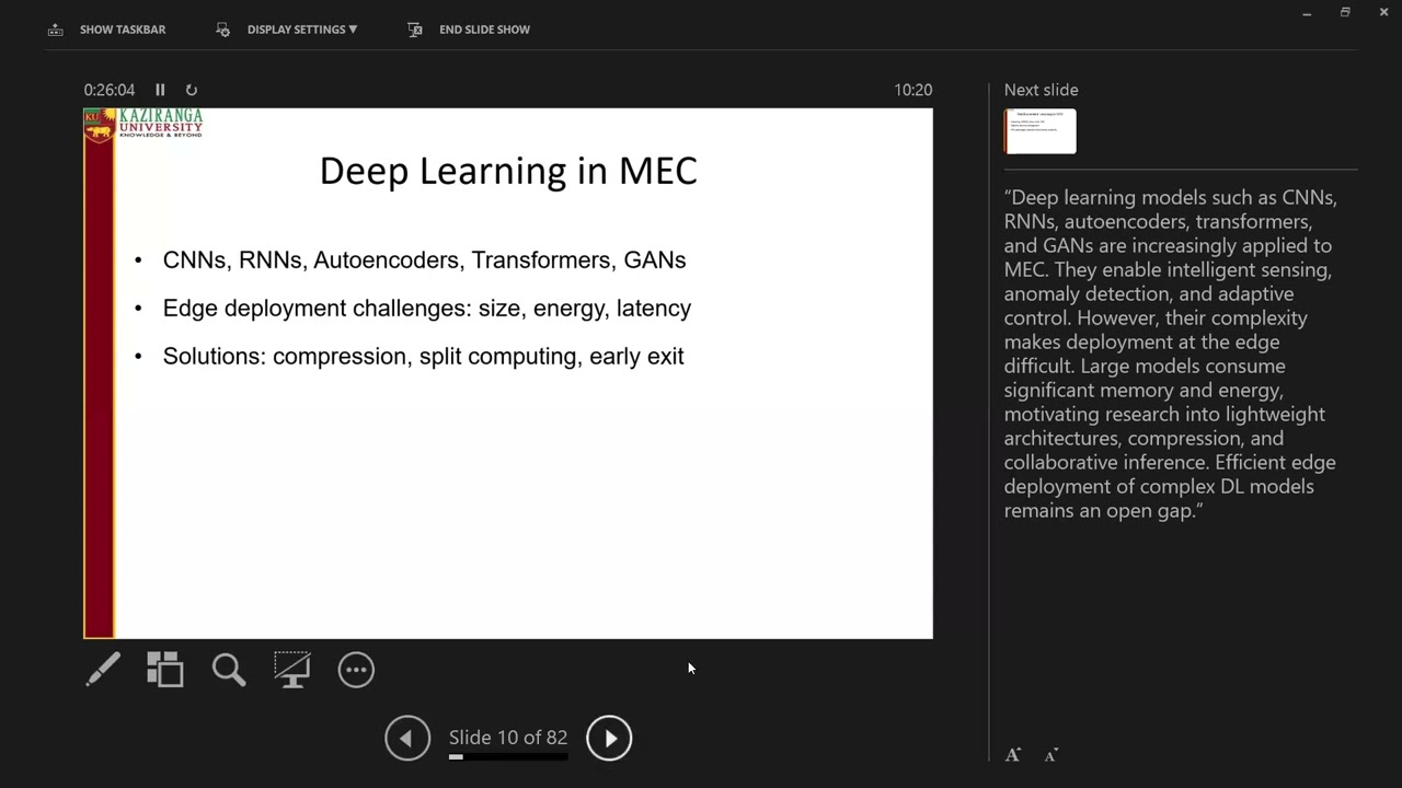 Pre-Thesis Seminar of – Mainul Hoque |Edge DL: Implementation of Deep Learning to Cloud-Edge |Part-1