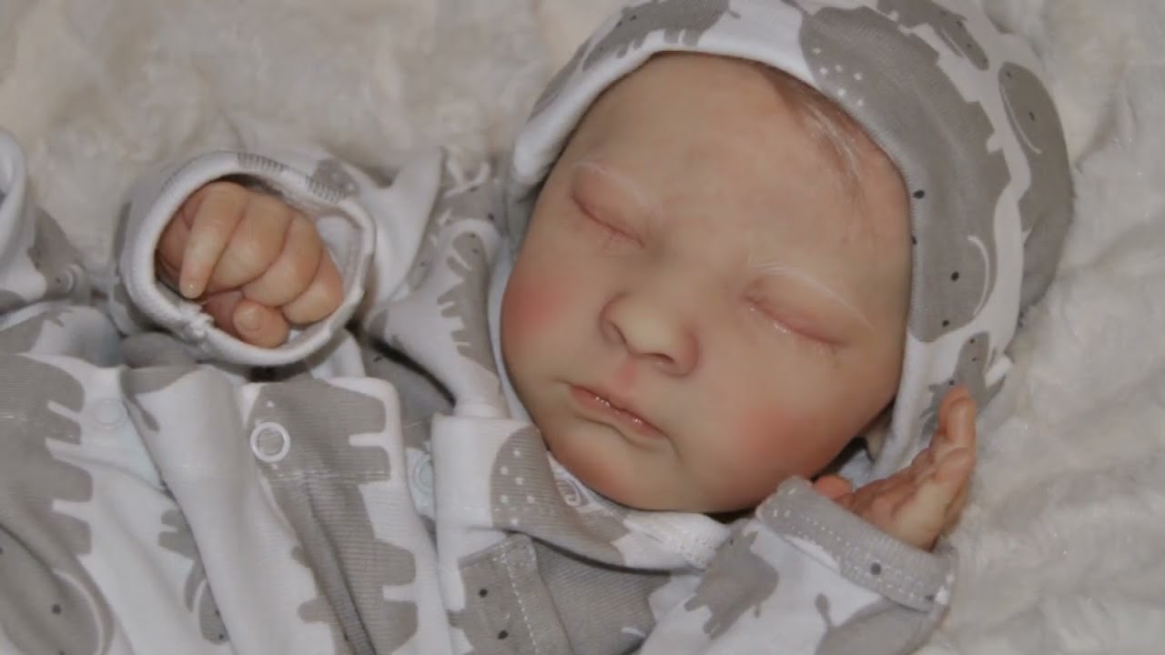 Realborn Joseph Asleep by Kathleen's Cradle Reborn Nursery