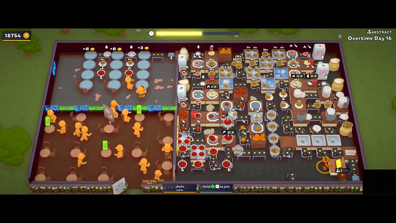 100% Automated Pies! 100% Automated Tomato Soup! FULLY Automated selfsustaining everything! PlateUp!