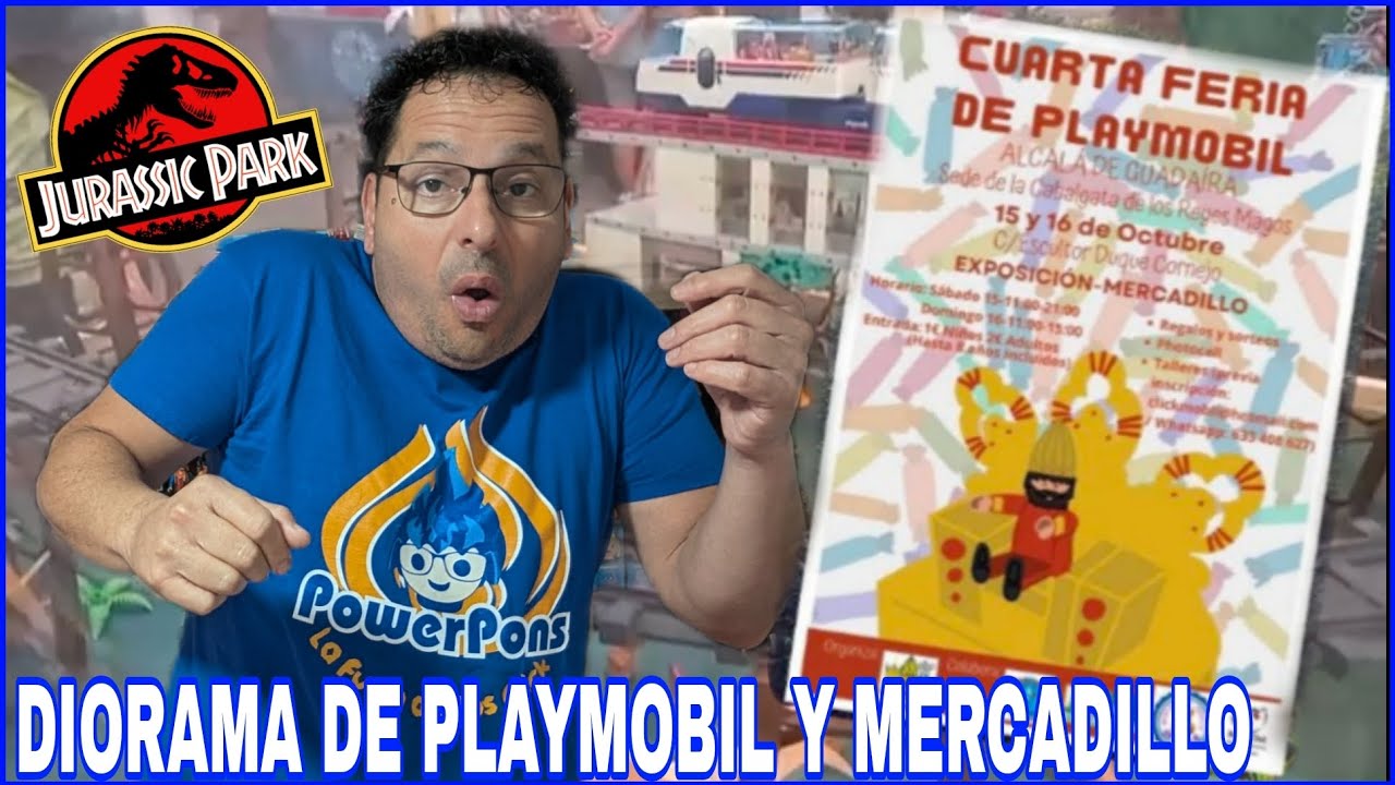 🦖EL DIORAMA DE JURASSIC PARK DE LA CUARTA FERIA DE ALCALÁ DE GUADAIRA, MERCADILLO Y MIS COMPRAS,🦖
