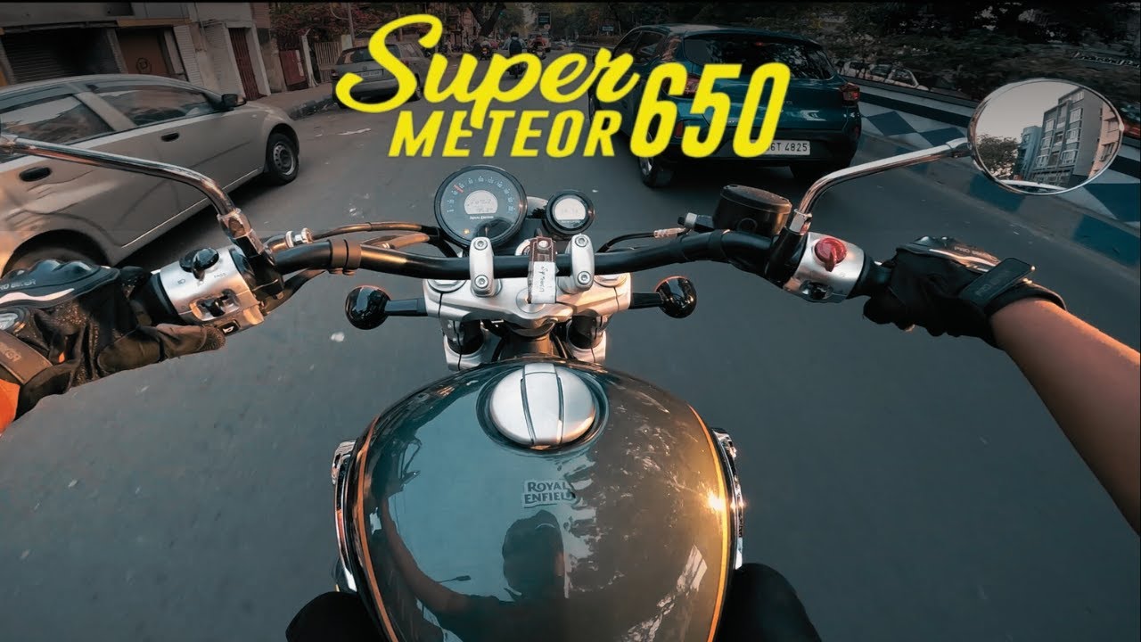 Royal Enfield Super Meteor 650 | RE Super Meteor 650 City Ride | Super Meteor 650 | POV Super Meteor