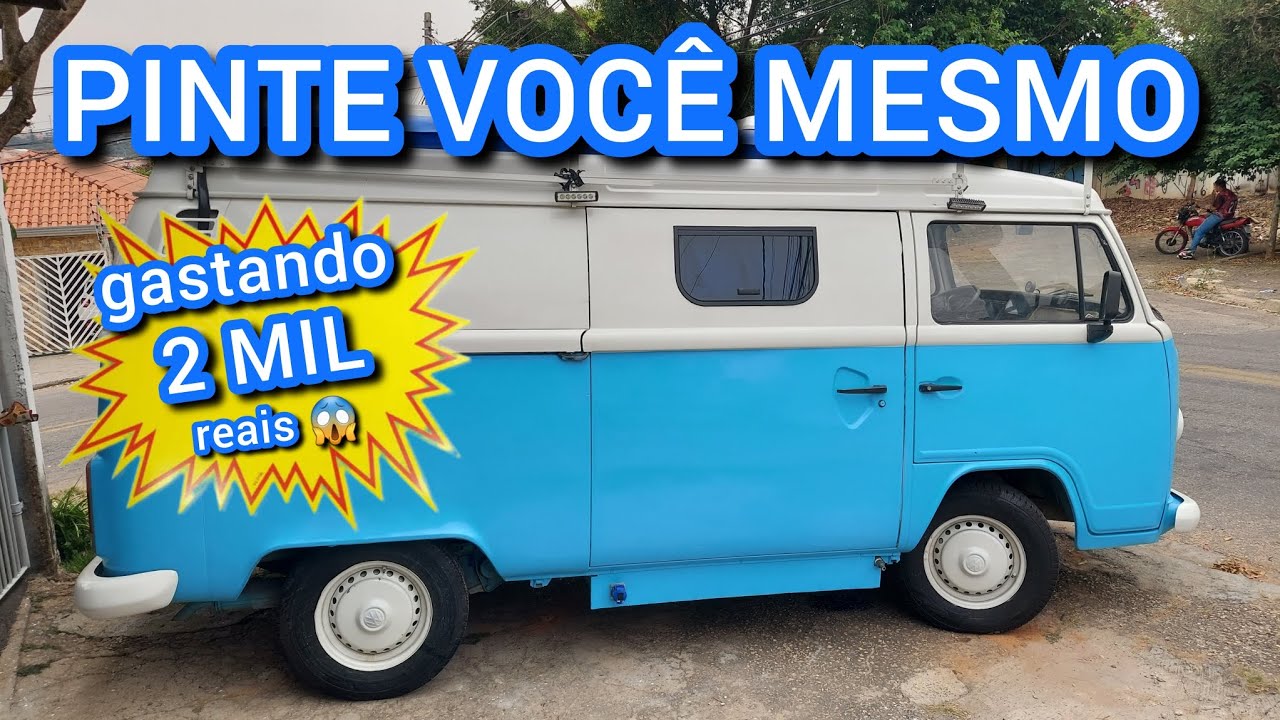 PINTAMOS A KOMBI EM CASA!!! 😱