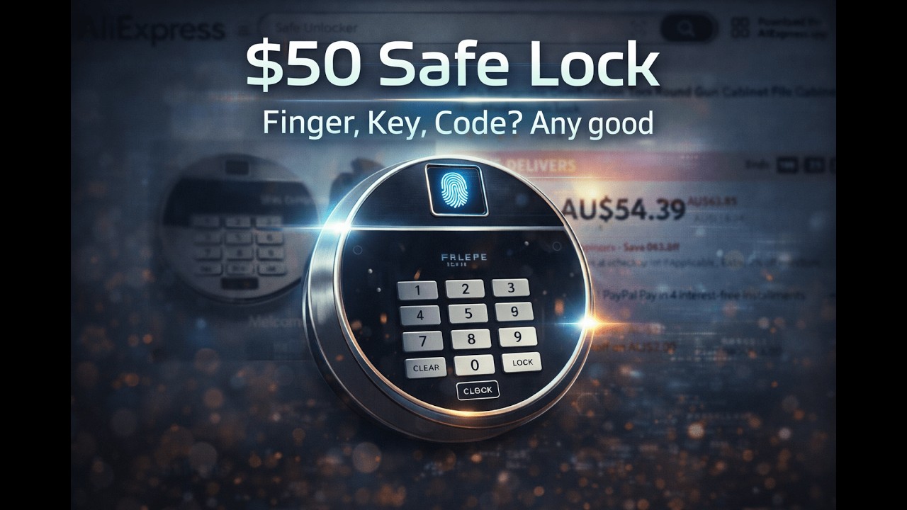 $54 Fingerprint Safe Lock from AliExpress — Is It Actually Any Good?