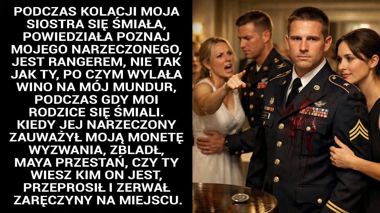 Podczas Kolacji Moja Siostra Się Śmiała, Powiedziała Poznaj Mojego Narzeczonego, Jest Rangerem...