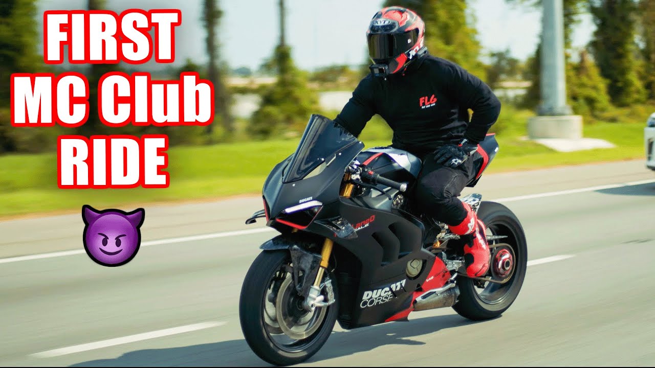 I JOINED A MOTORCYCLE CLUB 🫣 | Ducati Panigale V4 SP2