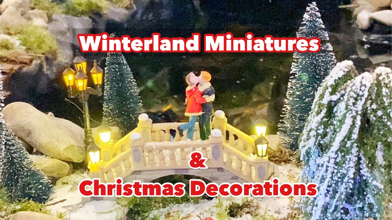 Winterland Miniatures and Christmas Decorations in Intratuin Elst-Netherlands.