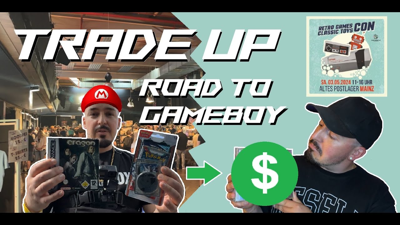 RetroGamesCon in Mainz 03.05.2025 Trade Up Folge!// Verkäufer haben Krass gegönnt! Flohmarkt Vlog#10