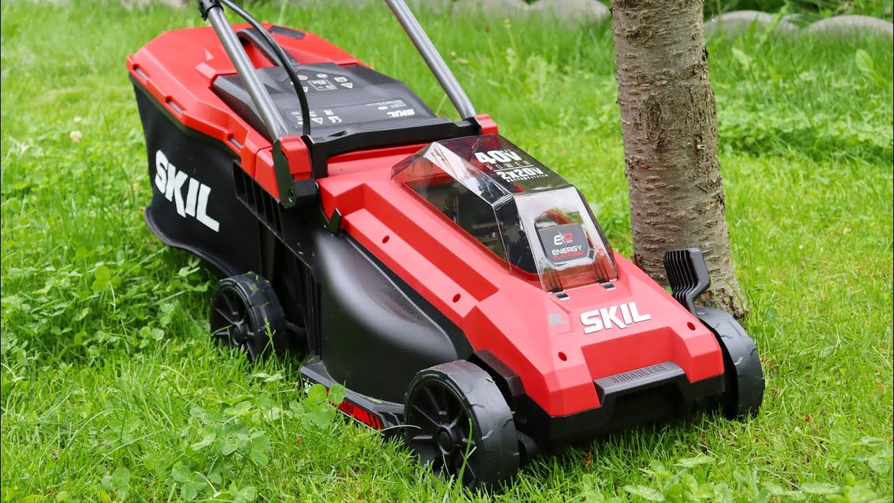 De ce sa alegi o masina pe acumulatori pentru tunderea gazonului. SKIL 0130, 40V