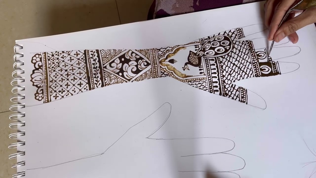 Bridal Demo work|| Homemade Cone |Bridal Mehandi Design 