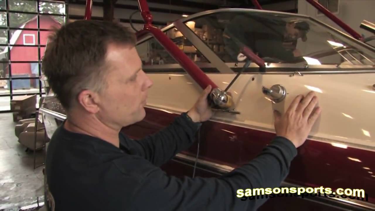 How to install Edge Wakeboard Tower on Cobalt, Crownline, Four Winns other runabouts. Part 2