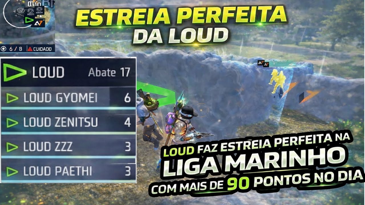 LOUD COMEÇA AVASSALADORA NA LIGA MARINHO!!! BZP AMASSOU MUITO COM MAIS DE 20 ABATES SÓ HOJE
