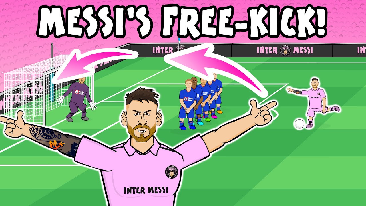 MESSI'S FREE-KICK on his debut for INTER MIAMI!