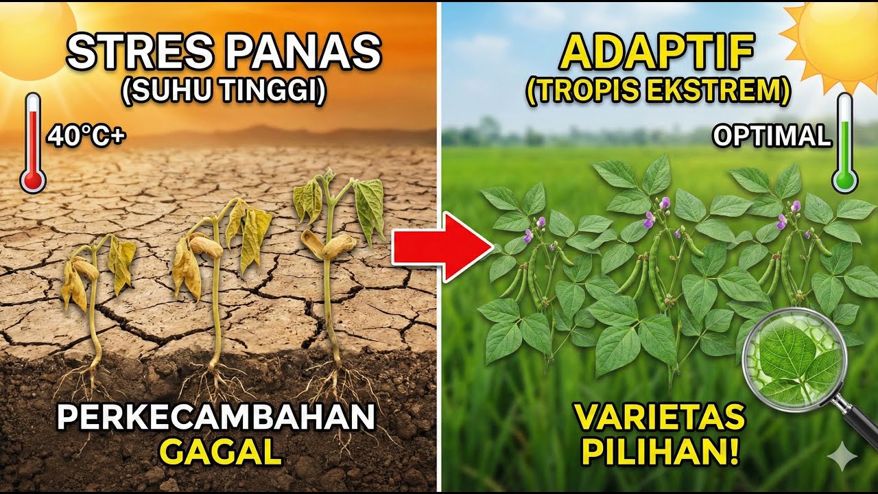 Varietas Kacang Tunggak yang Adaptif dan Tahan Terhadap Stress Suhu