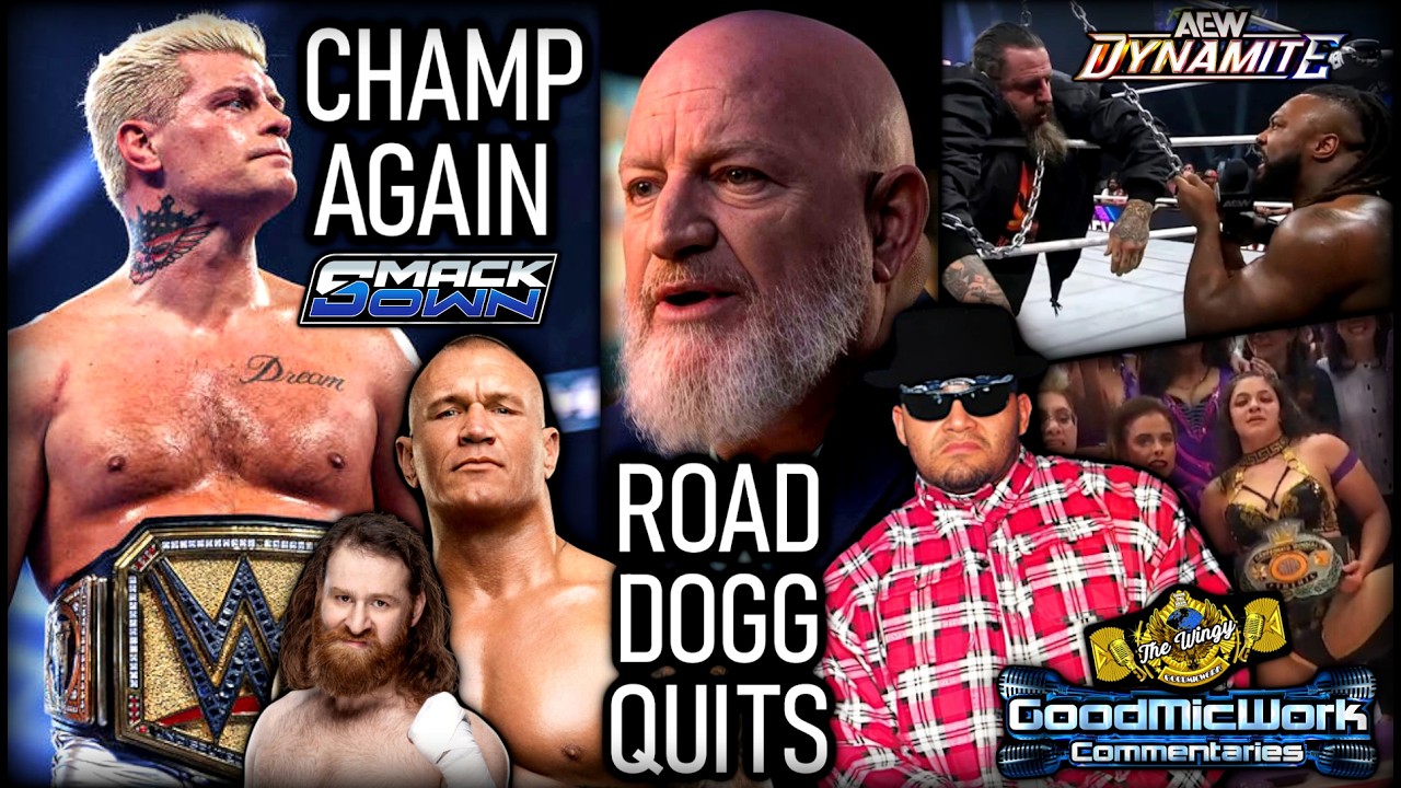 Cody Rhodes WINS WWE TITLE | Road Dogg Quits WWE | Get Well Konnan | Smackdown & AEW Dynamite Recap