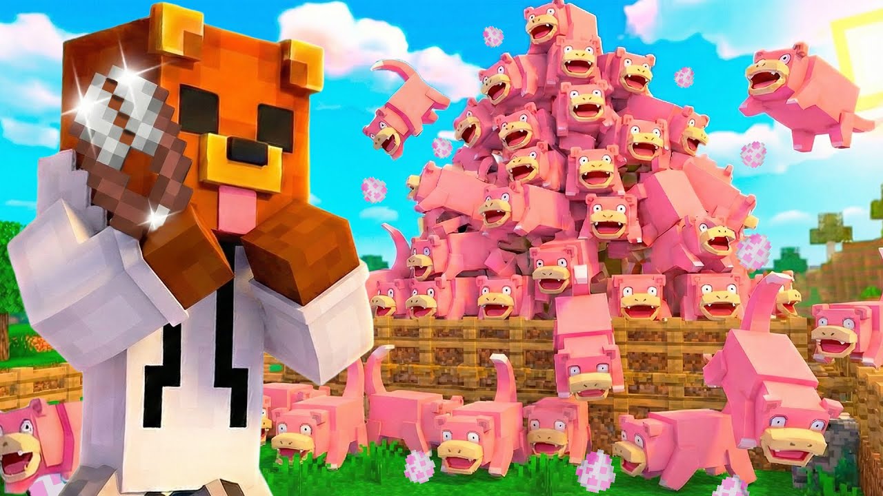 LA GRANJA CRUEL DE SLOWPOKES (Minecraft Pokemon, Episodio 5)