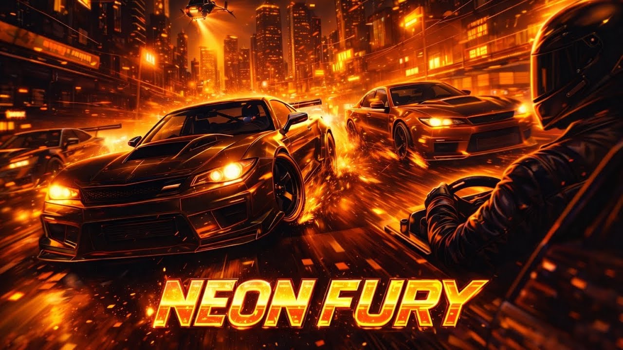 Neon Fury – EDM Trap Night Drive | High Speed Cyberpunk Music