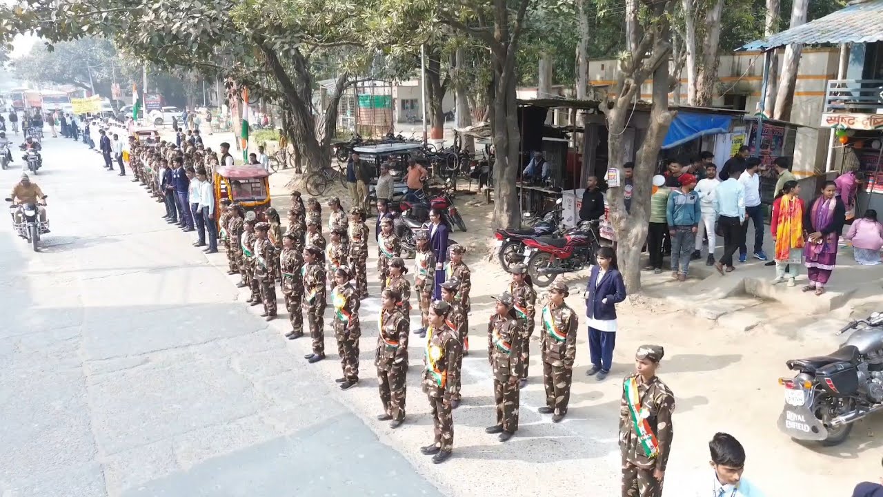 Saare Jahan Se Achha 🇮🇳 | Drone View Mein Hamare Students Ka Grand March | NATIONAL CONVENT SCHOOL 