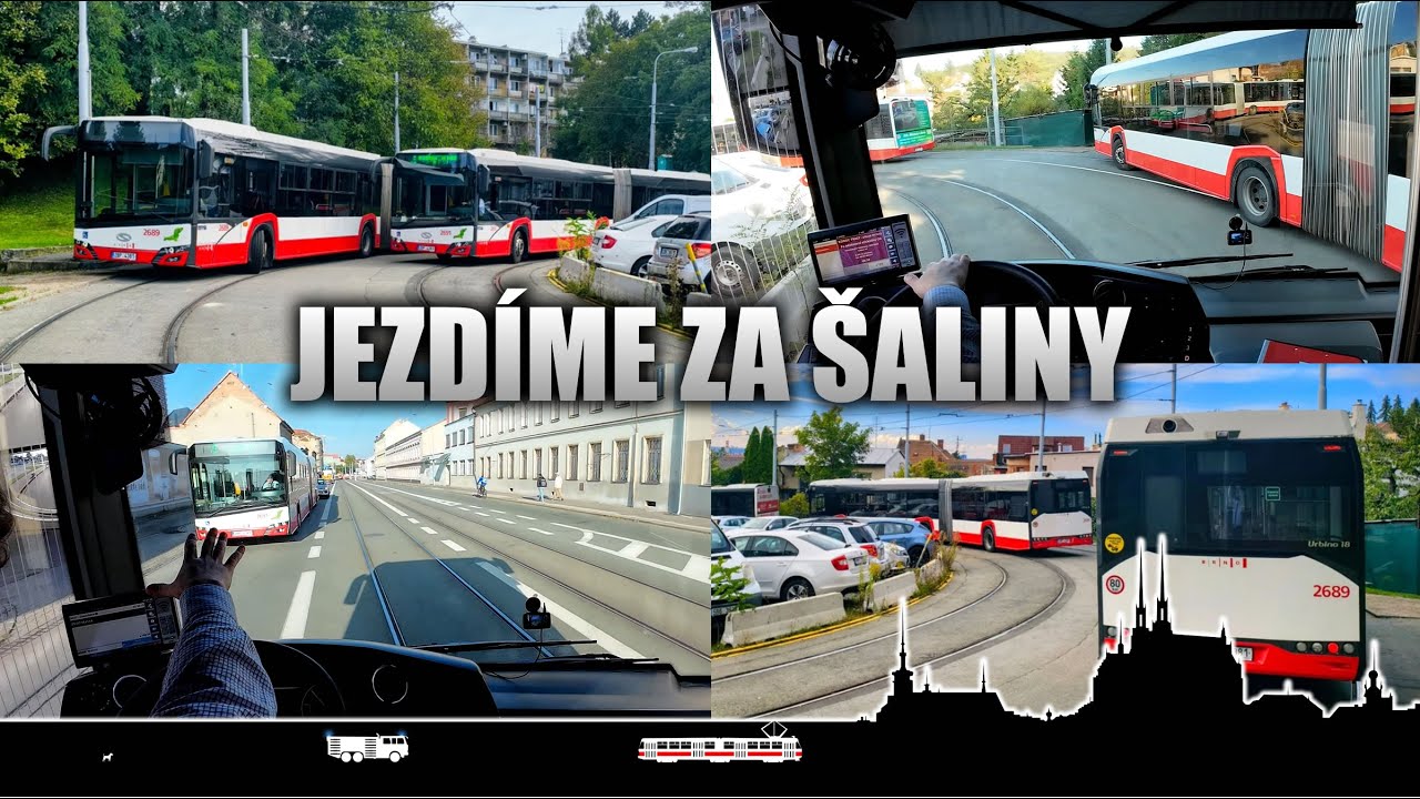 15krát z Juliánova na Masnou  – 13hodinová směna na X9 + posila 84 po hokeji  🚌 Cab view bus Brno