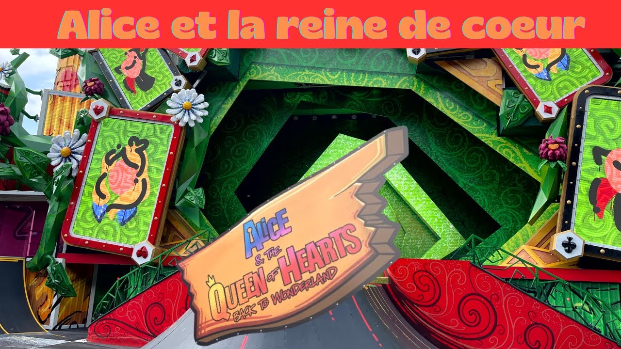 spectacle Alice et la reine de cœur Disneyland paris