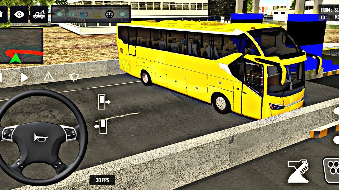 Euro Coach Bus Simulator 🚍🙋Part 44 | Real Bus Driving Gameplay Android | Coach Bus Game 2025