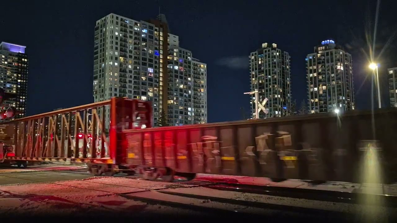 CPKC Train 401 Leaving Calgary ,AB