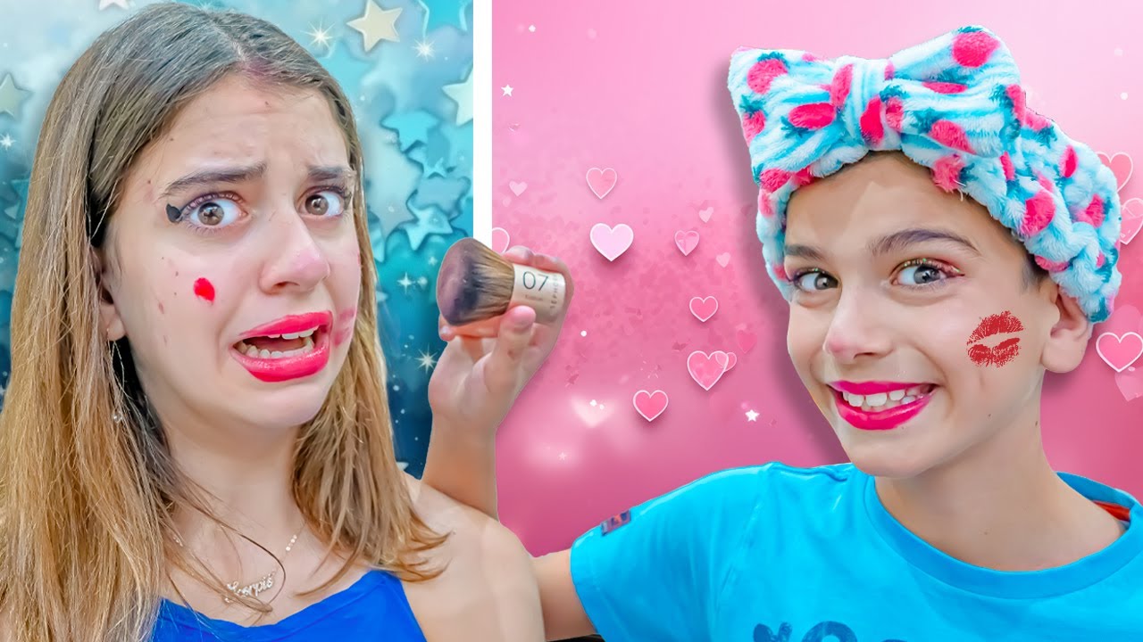 NOS MAQUILLAMOS UNO AL OTRO ¡OMG!