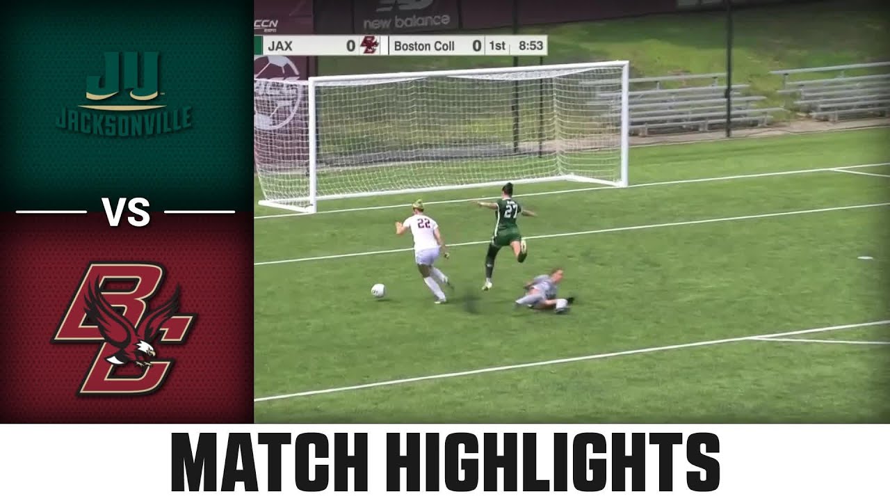 Jacksonville vs. Boston College Match Highlights | 2024 ACC Women's Soccer