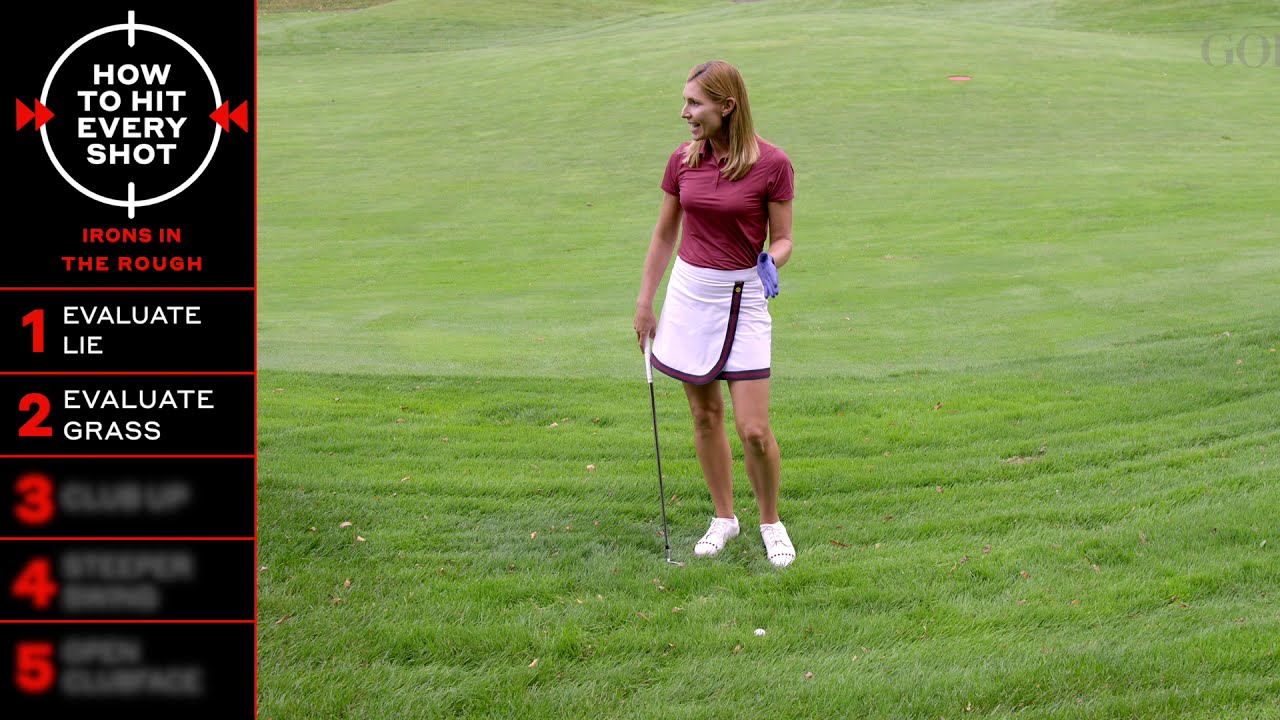 How to hit irons from the rough