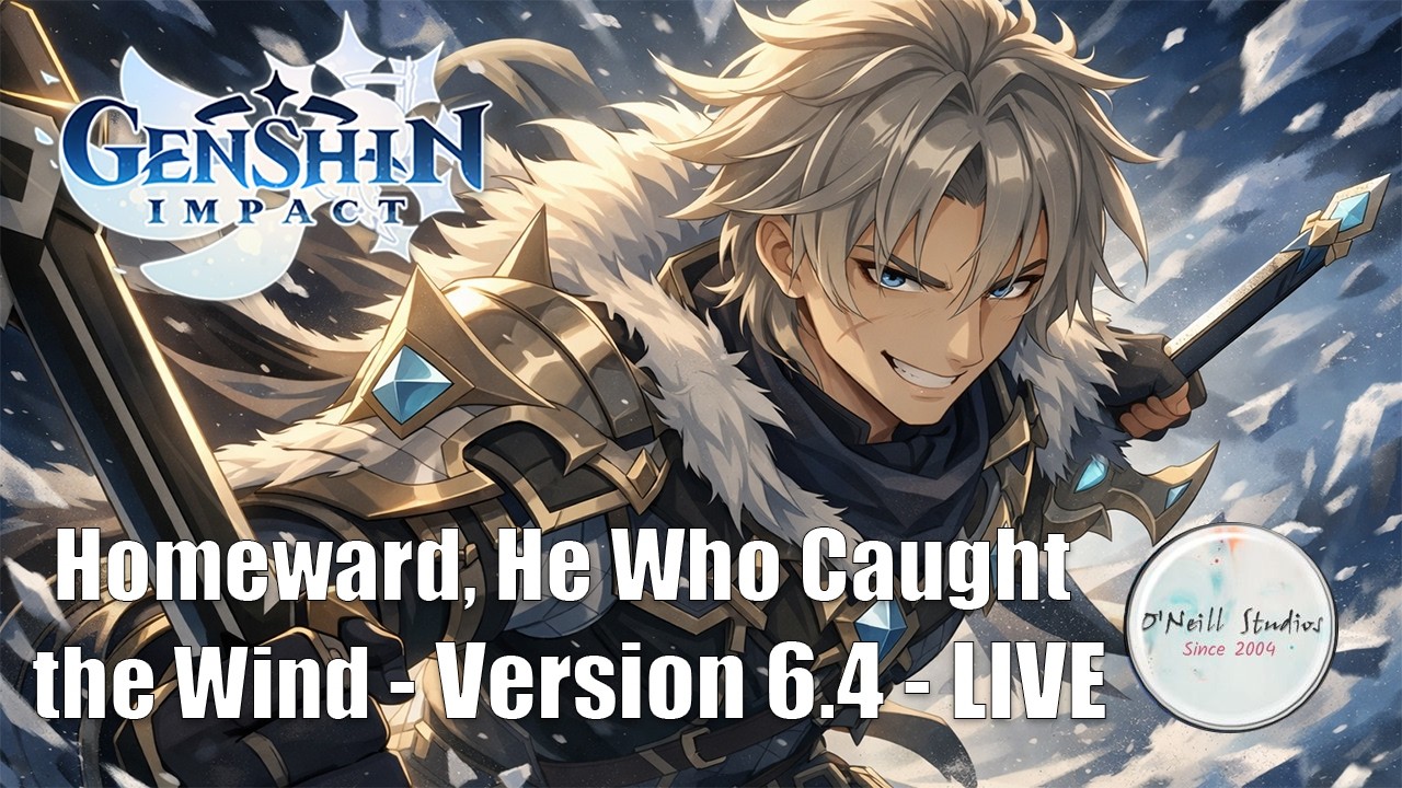 Genshin Impact - Homeward, He Who Caught the Wind - Version 6.4 - Live Walkthrough No Commentary
