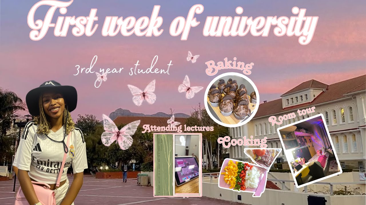 First week of university | 3rd year student | Attending lectures | Cooking | Room tour 