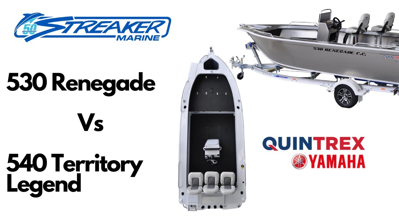 Quintrex 530 Renegade Pro против 540 Territory Legend