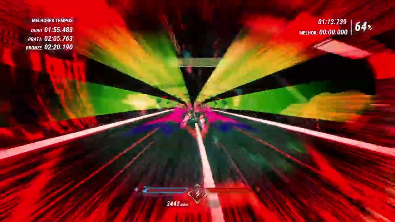 Redout 2 (PS4) - Master Trial / Origin Black Hole: Sputnik Gold Medal [01:54.447]