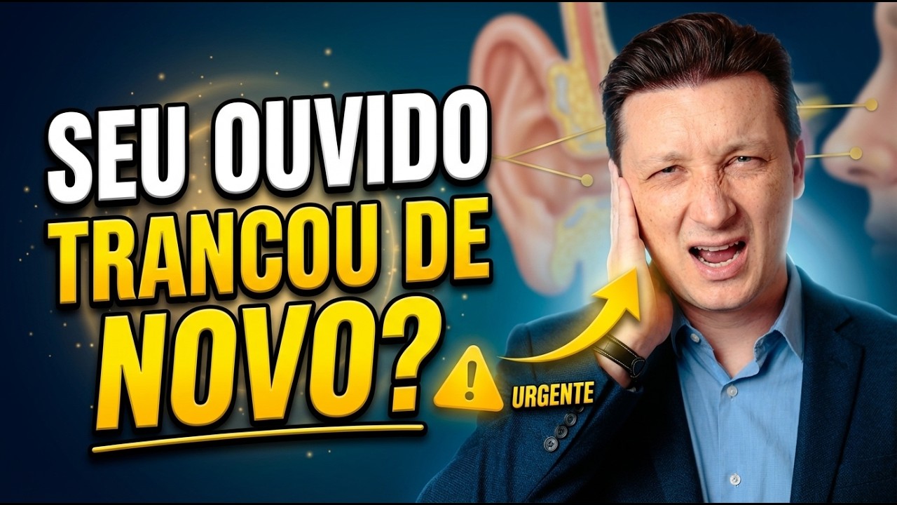 ATENÇÃO: Explico PORQUE o OUVIDO TRANCA quando VIAJA de AVIÃO! DESCUBRA AGORA