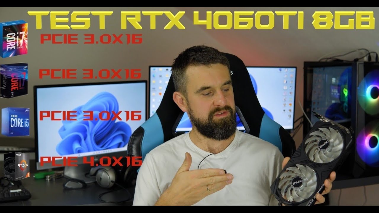 Test RTX4060Ti 8GB na I7 6700K / I7 8700K / I5 10400F / R5 5600