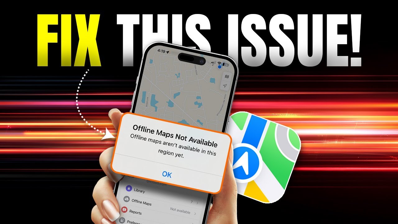How To Fix Offline Maps Not Available on iPhone | Resolve Offline Maps Not Working on iPhone