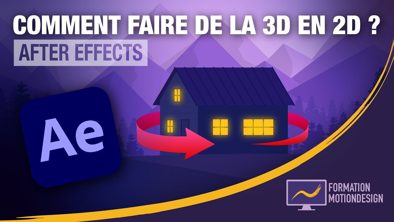Comment faire de la fausse 3D sur After Effects ? - Tuto fake 3D After Effects