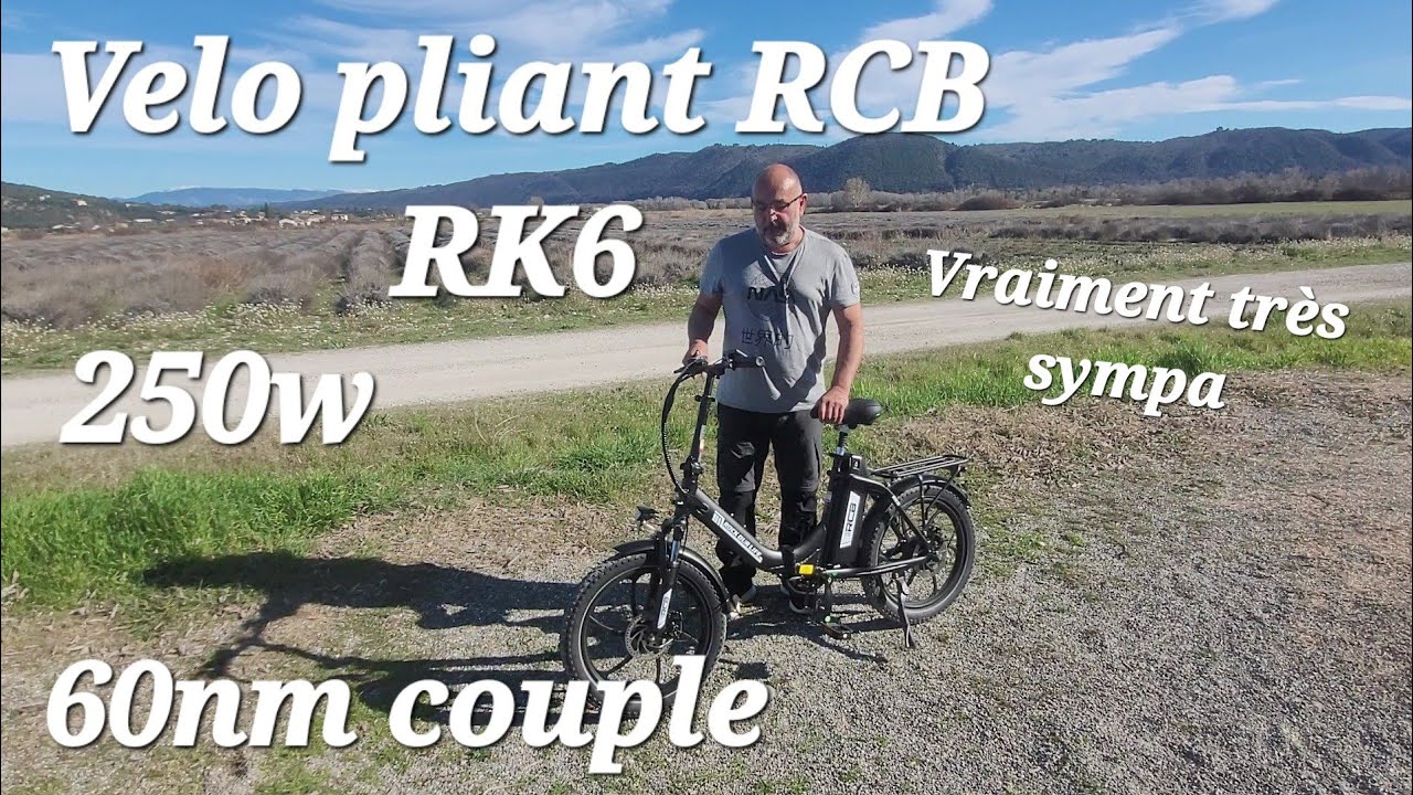RCB RK6 Vélo pliant vraiment trés sympa #rcb #campingcar #nomade #vanlife