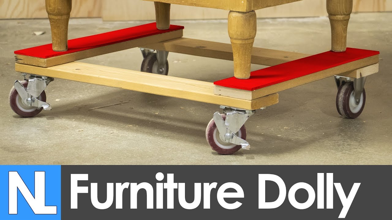 📐 How to make a furniture dolly { a simple tool chests mobile base} // DIY