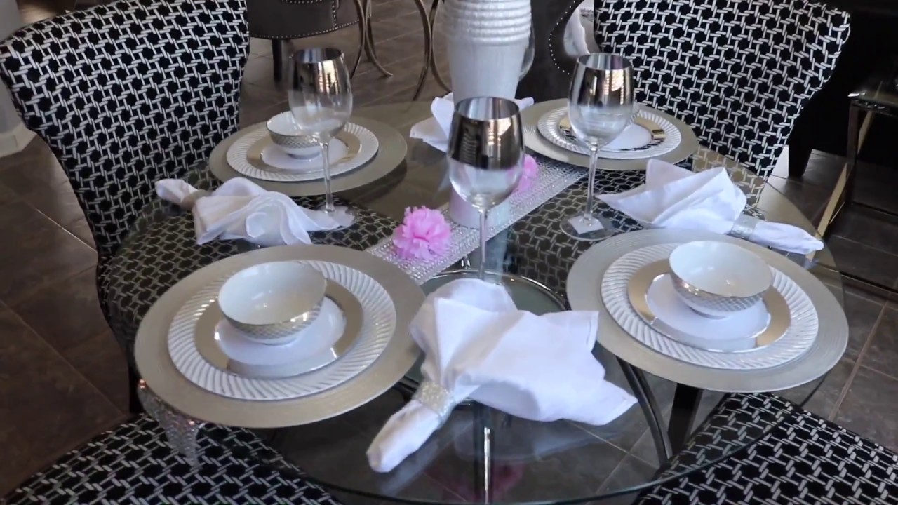 Tablescape: Simple Tablescape Using Items From Around The House