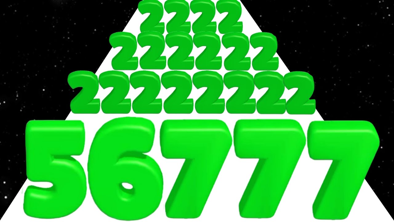 Number Master Run (vs) Man Runner 2048 - Gameplay Walkthrough (ASMR, Max Level)